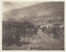 The Railway Yard, Balaklava, 1855. Creator: Roger Fenton