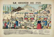 The railroad, 1838. Creator: Pellerin, Jean-Charles (1756-1836)