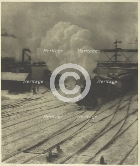 The Railroad Yard, Winter, 1903. Creator: Alfred Stieglitz.