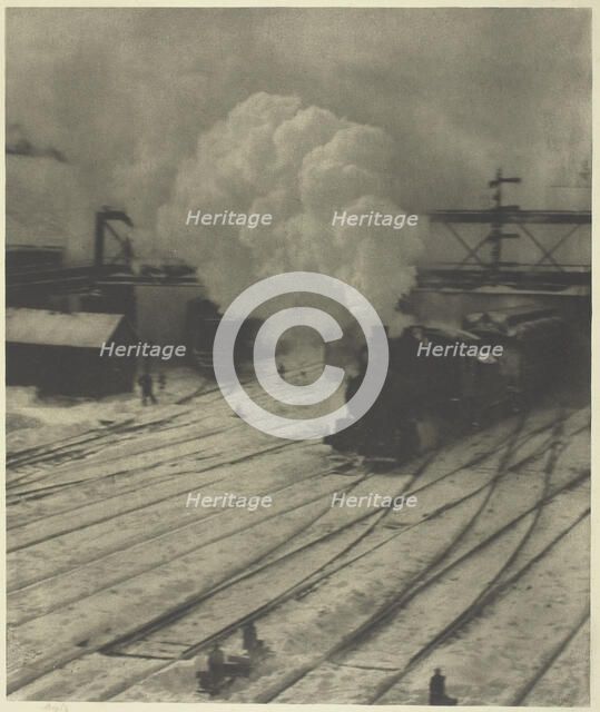 The Railroad Yard, Winter, 1903. Creator: Alfred Stieglitz.