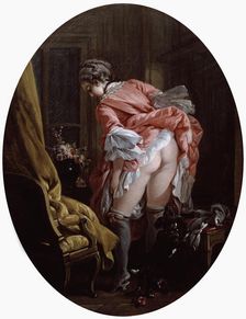The Raised Skirt 1742. Artist: François Boucher