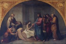 The Raising of Jairus's Daughter, c1838. Creator: Benito Sáez García