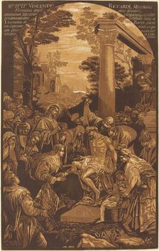 The Raising of Lazarus, 1742. Creator: John Baptist Jackson