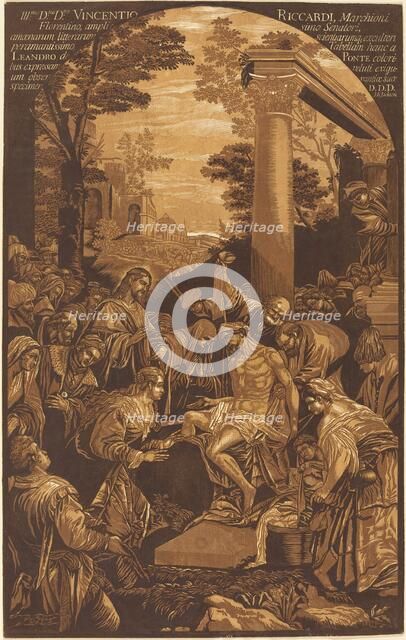 The Raising of Lazarus, 1742. Creator: John Baptist Jackson.