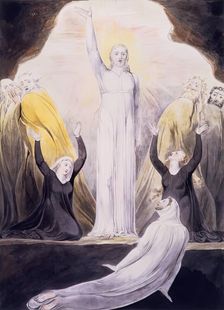 The Raising of Lazarus, 1800. Creator: William Blake