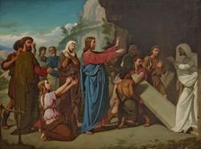 The Raising of Lazarus, 1855. Creator: Juan de Barroeta y Anguisolea