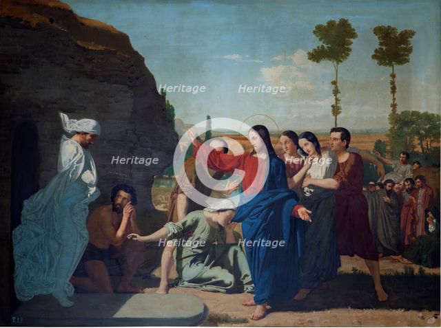 The Raising of Lazarus, 1856. Creator: Juan García Martínez.