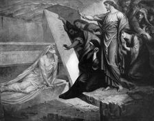 The Raising of Lazarus 1926.Artist: Frederic Shields