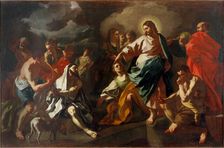 The Raising of Lazarus, c. 1725. Creator: De Mura, Francesco (1696-1782)