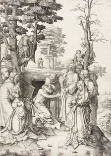 The Raising of Lazarus, c1507. Creator: Lucas van Leyden