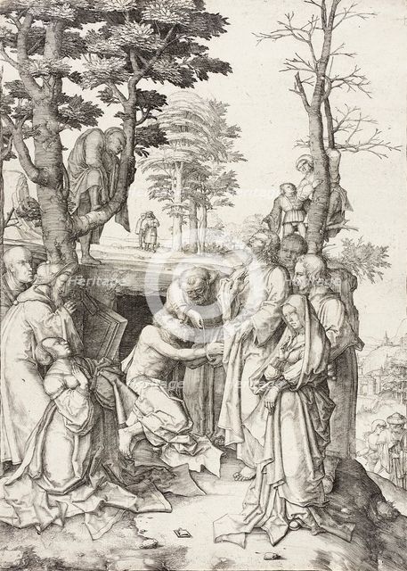 The Raising of Lazarus, c1507. Creator: Lucas van Leyden.