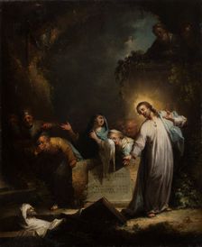 The Raising of Lazarus, c1750-1765. Creator: Johann Georg Trautmann