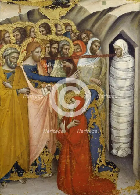 The Raising of Lazarus, ca 1365. Creator: Luca di Tommè (c. 1330-1389).
