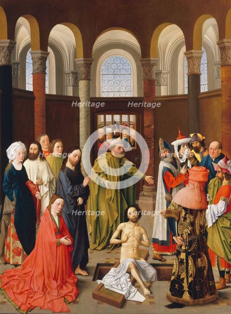 The Raising of Lazarus, ca 1455. Artist: Ouwater, Albert van (c. 1415-c. 1475)