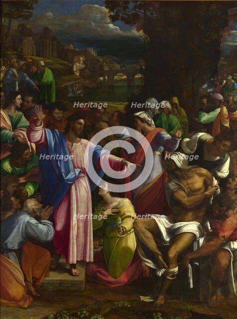 The Raising of Lazarus, ca 1518. Artist: Piombo, Sebastiano, del (1485-1547)