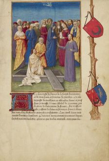 The Raising of Lazarus; La Passion de nostre seigneur ihesus christ, about 1480-1490. Creators: Master of Guillaume Lambert, Workshop of Master of Guillaume Lambert
