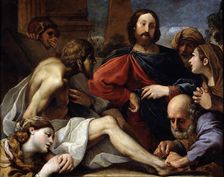The Raising of Lazarus late 16th or 17th century. Artist: Alessandro Tiarini