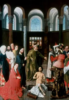 The Raising of Lazarus mid 15th century. Artist: Albert van Ouwater