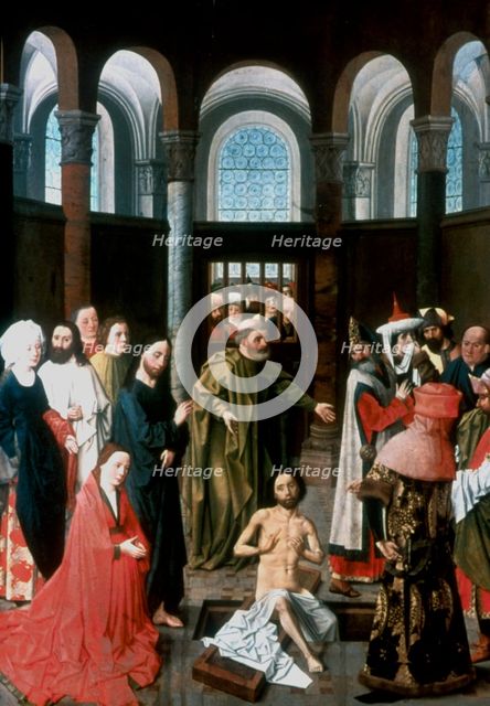 'The Raising of Lazarus', mid 15th century. Artist: Albert van Ouwater