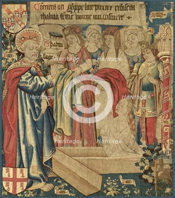 The Raising of Tabitha, c. 1460. Creator: Unknown.