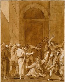The Raising of Tabitha, early 1790s. Creator: Giovanni Battista Tiepolo