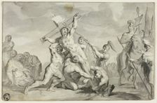 The Raising of the Cross, n.d. Creator: Ottmar Elliger, the younger