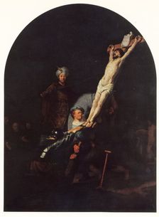 The Raising of the Cross c1632-1633, (1967). Creator: Rembrandt Harmensz van Rijn