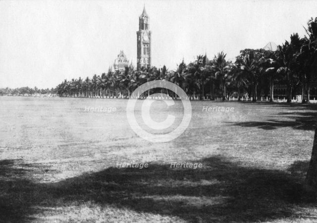 The Rajabai Tower, University of Bombay, India, c1918. Artist: Unknown