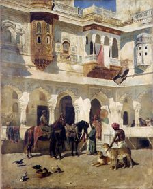 The Rajah Starting on a Hunt, ca. 1885. Creator: Edwin Lord Weeks
