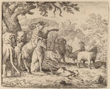 The Ram Blesses Reynard, probably c. 1645/1656. Creator: Allart van Everdingen