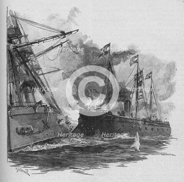The Ram Crushed In Her Iron Side, 1902.