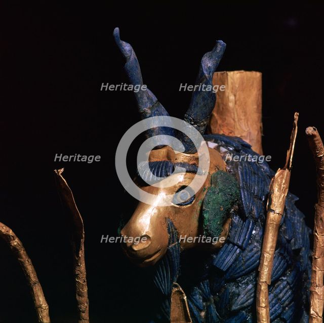 The 'Ram in a Thicket', from Ur, southern Iraq, c2600-c2400 BC. Artist: Unknown