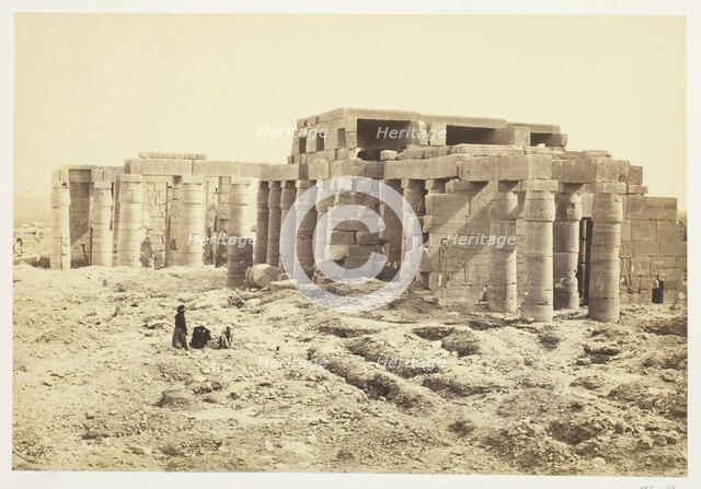 The Rameseum, 1858/62. Creator: Francis Frith.