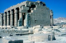 The Ramesseum, Temple of Rameses II, Luxor, Egypt