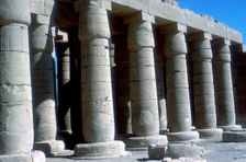The Ramesseum, Temple of Rameses II, Luxor, Egypt