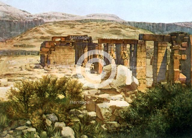 The Ramesseum, Thebes, Egypt, 20th Century. Artist: Unknown