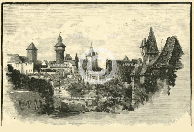 'The Ramparts, Nuremberg', 1890.   Creator: Unknown.