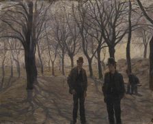 The Ramparts of Christianshavn. Spring, 1892. Creator: Peter Hansen