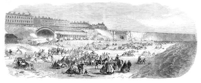 The Ramsgate Station of the East Kent (London, Chatham, and Dover) Railway, 1864. Creator: Unknown.