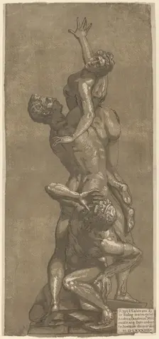 The Rape of a Sabine, 1584. Creator: Andrea Andreani