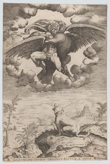 The Rape of Ganymede, 1542-60. Creator: Anon
