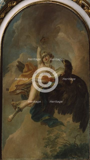 The Rape of Ganymede, 1760s. Artist: Torelli, Stefano (1712-1784)