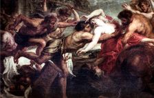 The Rape of Deidamia 1636-1638. Artist: Peter Paul Rubens