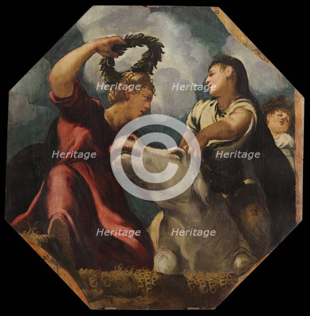 The Rape of Europa, 1541-1542 . Creator: Tintoretto, Jacopo (1518-1594).
