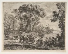 The Rape of Europa, 1634. Creator: Claude Lorrain