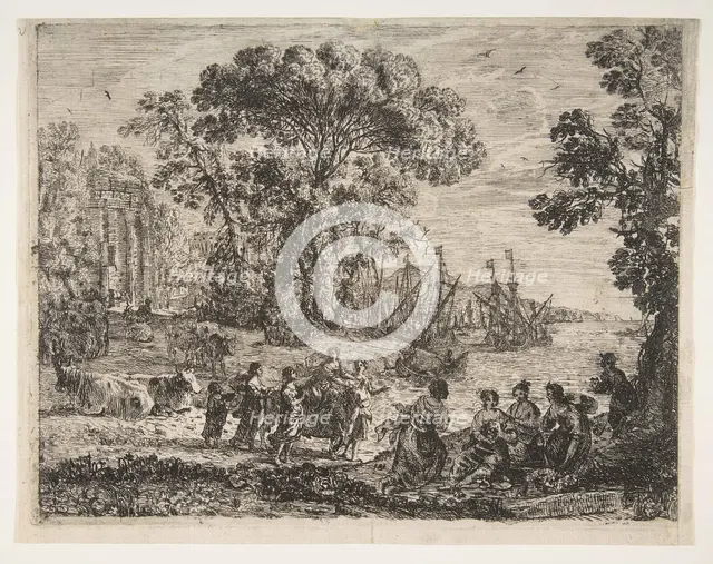 The Rape of Europa, 1634. Creator: Claude Lorrain.