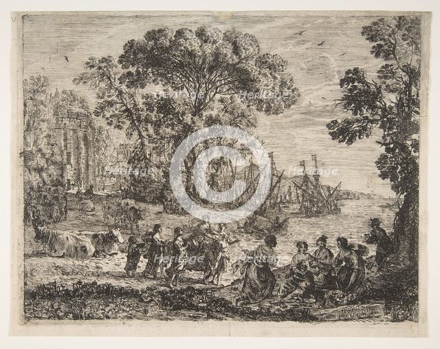 The Rape of Europa, 1634. Creator: Claude Lorrain.