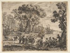 The Rape of Europa, 1634. Creator: Claude Lorrain