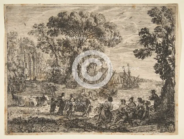 The Rape of Europa, 1634. Creator: Claude Lorrain.