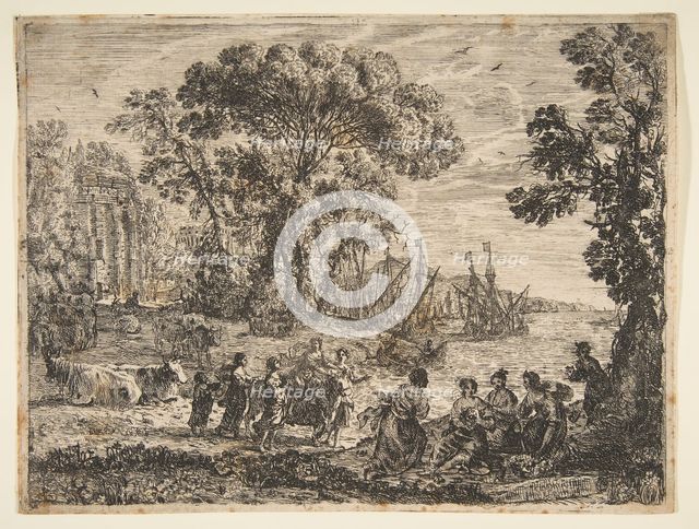 The Rape of Europa, 1634. Creator: Claude Lorrain.